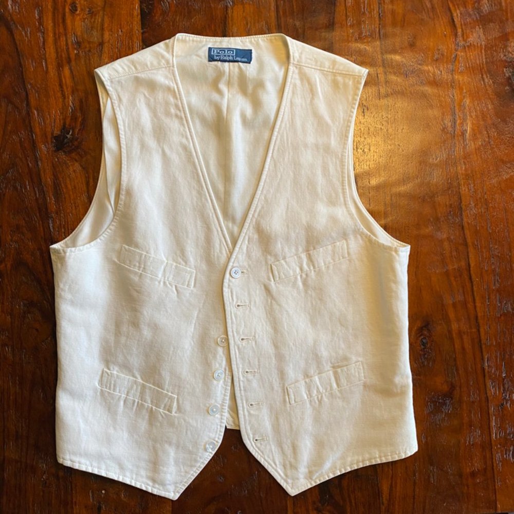 Ralph Lauren Linen Vest